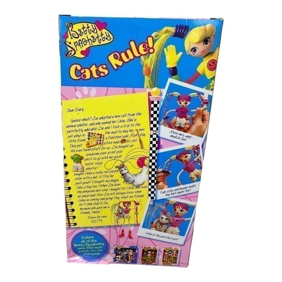 Zoe Cat’s Rule 90’s Betty Spaghetty W/ Bonus Design Contest Gift NEW IN BOX - Picture 5 of 16
